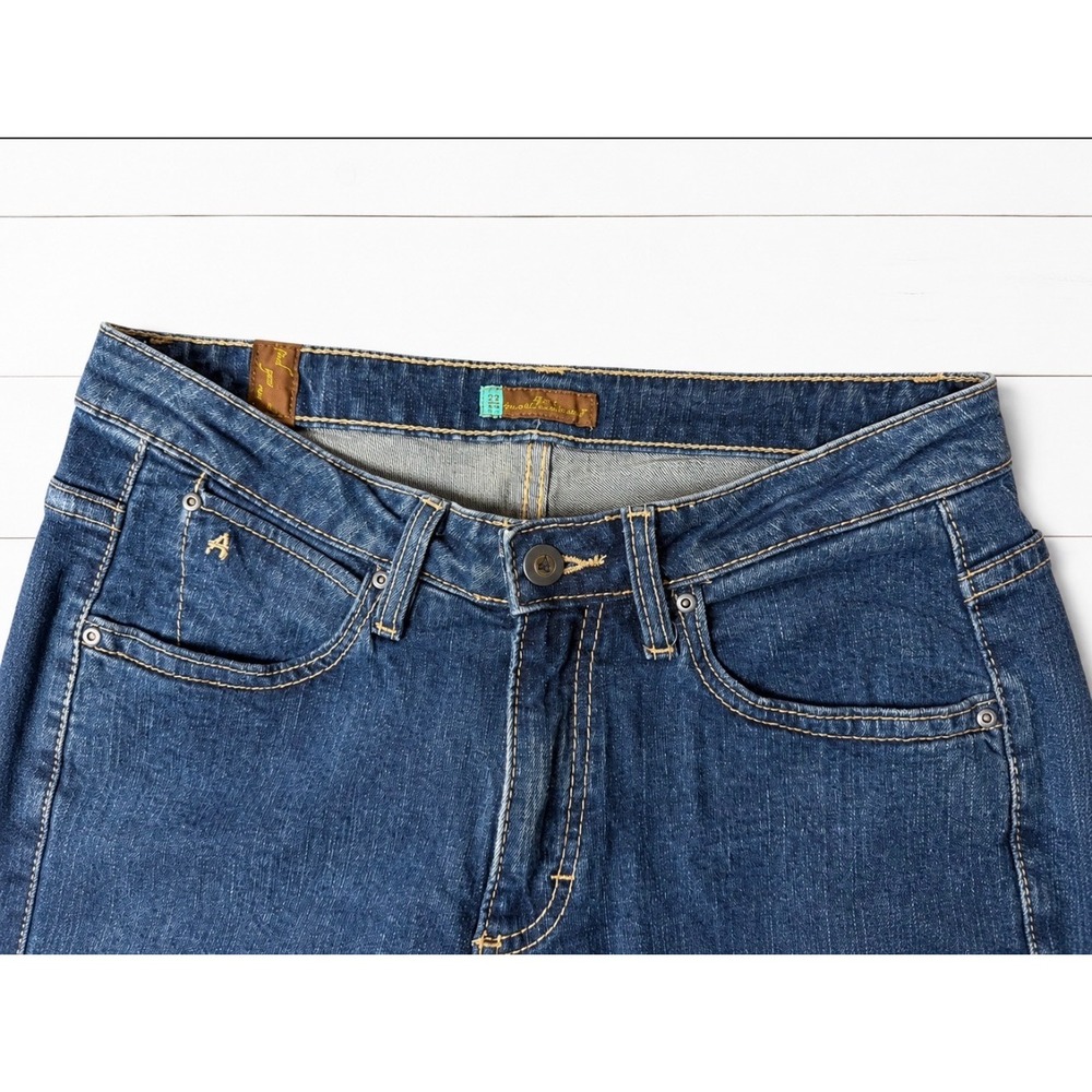 Wrangler Aura Bootcut Jeans Womens 10P/TAL Dark Wash Petite Tall‎ Stretch Blue - Picture 2 of 6
